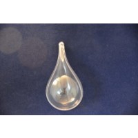 Plastic transparante Waterdruppel 11cm (25 stuks) [PEP-0104110]