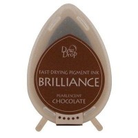 Inktkussen Brilliance Dew drops Pearlescent Chocolate (1 st) [BD-000-076]