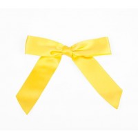 Voorgestrikte strikken geel 2,2cm (100 Stuks) [BOW7DA]