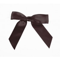 Voorgestrikte strikken espresso 2,2cm (100 Stuks) [BOW7ES]