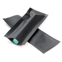 Plastic Zakken Mat Zwart 3,8x10,2cm Sealbaar permanente Sluiting (100 stuks) [CRB4B]