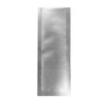 Plastic Zakken Mat Zilver 3,8x10,2cm Sealbaar permanente Sluiting (100 stuks) [CRB4S]