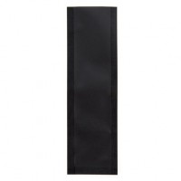 Plastic Zakken Mat Zwart 3,8x12,7cm Sealbaar permanente Sluiting (100 stuks) [CRB5B]
