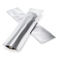 Plastic Zakken Zilver 3,8x15,2cm Sealbaar permanente Sluiting (100 stuks) [CRB6S]