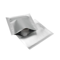 Plastic Zakken Zilver 10,2x12,7cm Sealbaar permanente Sluiting (100 stuks) [CRB3S]