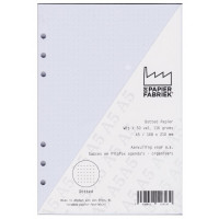 Agenda Vulling A5 Dotted, 6 Rings, Wit (1 st) [BOP-A5DW]