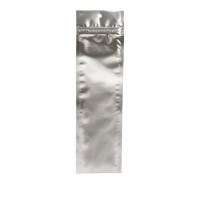Zilver gemetalliseerde gripzakken met barrière 6,3 x 22,8 cm (100 Pieces) [HZBB1MS]