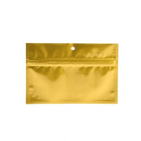 Goud gemetalliseerde gripzakken met barrière 15.2 x 7 cm (100 Pieces) [HZBB2MG]