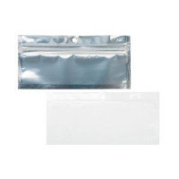 Gripzakken Transparant/Wit 14x4,5cm (100 stuks) [HZBB8CW]