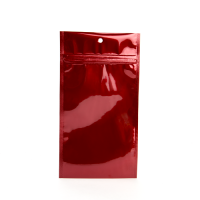 Rood gemetalliseerde gripzakken met barrière 9.2 x 12.7 cm (100 Pieces) [HZBB4MR]