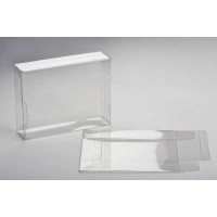 Plastic Doosjes 11,4x3,8x14,9cm Kristalhelder met Autolock Bodem (25 stuks) [PLB74]