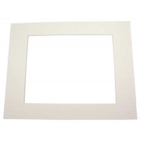 Passepartout Crême 19,1x24,1cm Venster - Buitenmaat 27,9x35,6cm Conserveringskwaliteit (25 stuks) [MS30033]