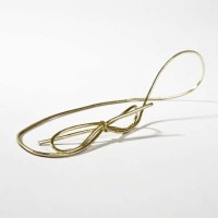 Versierelastiek Metallic Goud 25,5cm (50 stuks) [10MG]