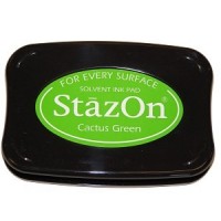 Inktkussen Stazon Cactus Groen (1 st) [SZ-000-052]