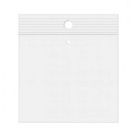Gripzakken met Ophanggat en Luchtgat 23x23cm Kristalhelder PP 50 Micron (100 stuks) [ZR99V]
