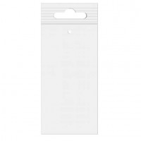Gripzakken met Euroloch en Luchtgat 10x20,5cm Kristalhelder PP 50 Micron (100 stuks) [ZE48V]