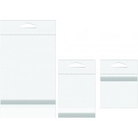 Headerbags 16,4x11,7cm Hersluitbaar en Kristalhelder (100 stuks) [HB56S]
