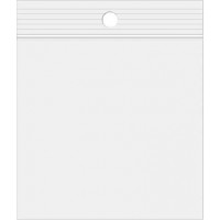 Gripzakken met Ophanggat 20,5x30,5cm Kristalhelder PP 50 Micron (100 stuks) [ZR812]