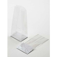 Blokbodemzakken Superhelder 8,9x5,7x30,5cm met papieren kaart (100 stuks) [FGPB16]