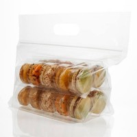 Draagtassen voor 20 Macarons incl. Interieur (100 stuks) [MBG7]