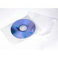 Plastic Zakken voor CD's 150 Micron 15,6x13cm met beschermende sluiting (100 stuks) [BD4]