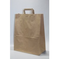 Papieren Zakken Bruin Kraft 70 g/qm 22x11x36 cm (50 stuks) [PADB7036]