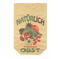 Kreuzbodenbeutel mit Obstdruck - 60 grs (Inhalt 2.5kg) 22.5x37 cm (100 Stück) [PAK2237B]
