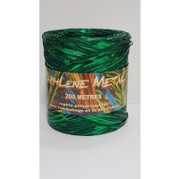 Krullint Raffia Metaal Donker Groen 200 meter (1 rol) [HV-RAM200DGR]