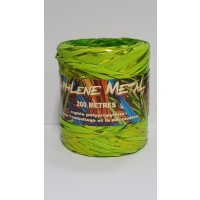 Krullint Raffia Metaal Limoengroen 200 meter (1 rol) [HV-RAM200LGR]
