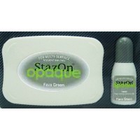 Inktkussen Stazon + Navulling, Fava green (1 st) [SZ-000-140]