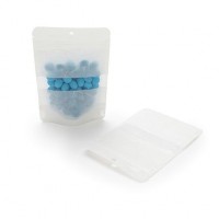 Stazakken Rijstpapier Wit 10,2x6x15,2cm met rond ophanggat (100 stuks) [ZBGR2WH]