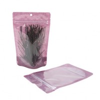 Stazakken Rijstpapier Transparant/Paars 13x7,9x20,6cm | 113 gram (100 stuks) [ZBGR3HP]
