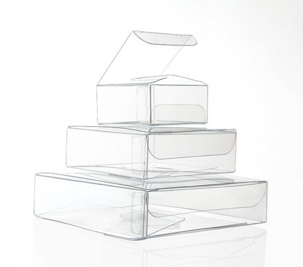 Geschenkdozen Kristalhelder 7,6 x 7,6 x 17,8cm (25 Stuks) [VB300]